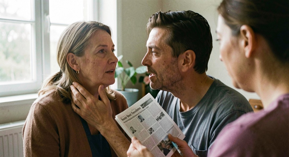 Supporting evidence for vocal treatment with contextual materials visible